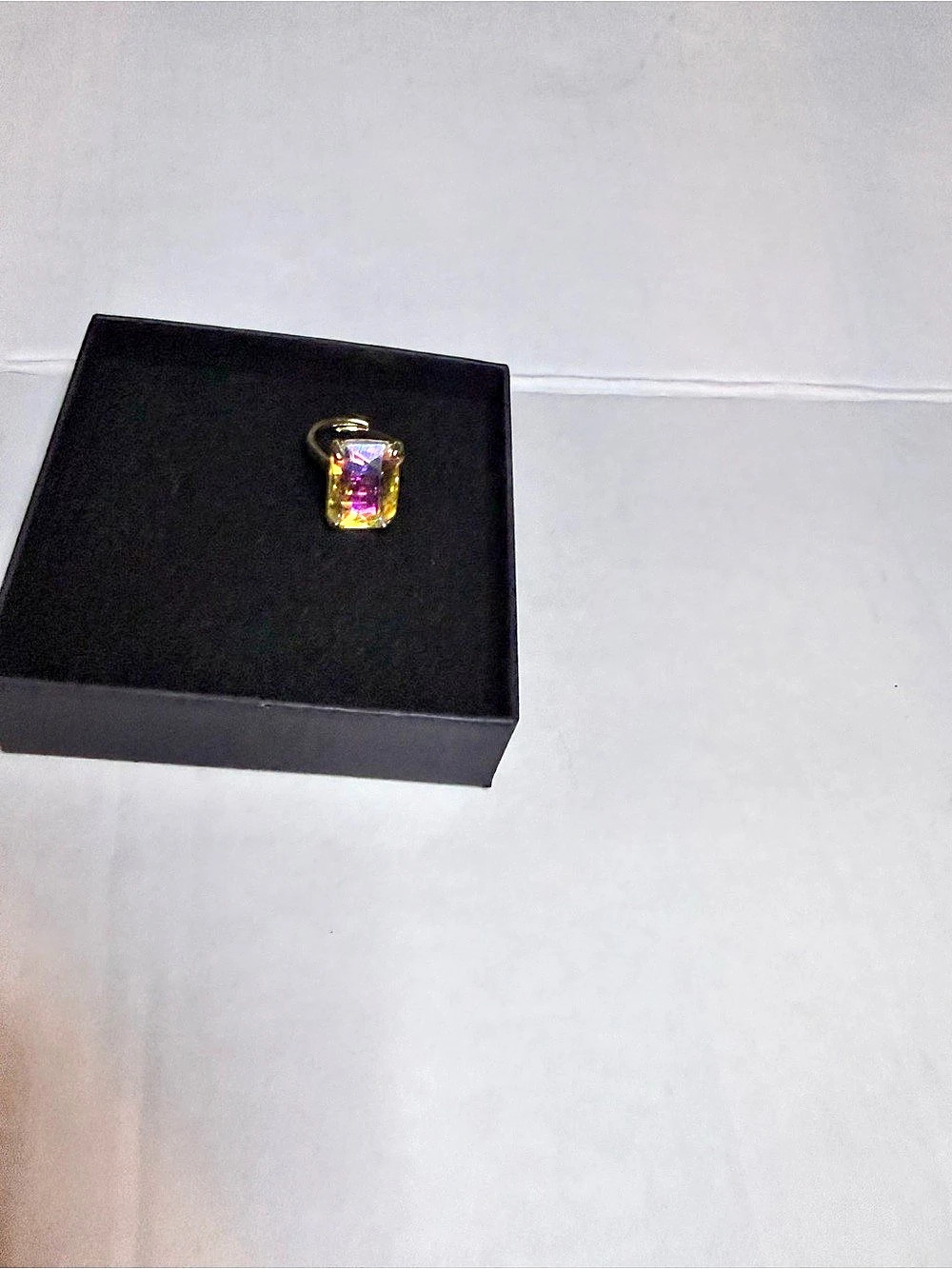 Multicolor Statement Ring Set Like New - Picture 3 of 4